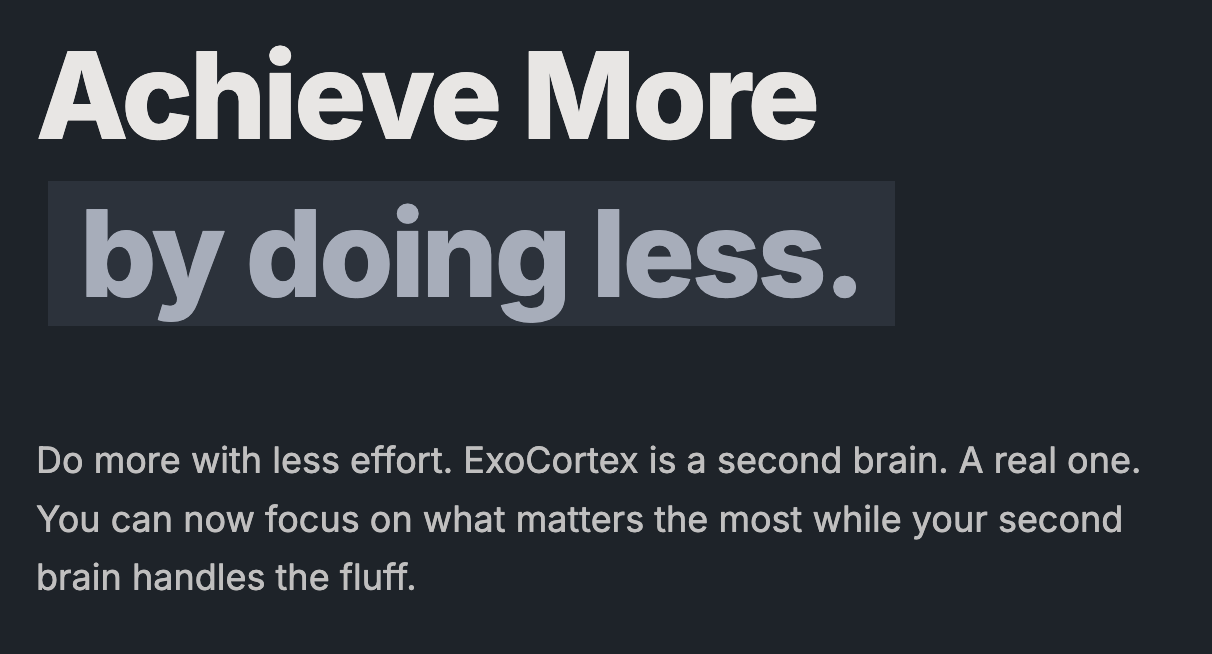 ExoCortex